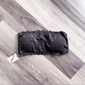 Womenry Black Lace Bandeau